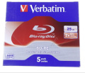 Verbatim Blu-ray-disc - Blu ray Bd re Single Layer 25gb 2x Jewel Case 5 Pcs. - 43615